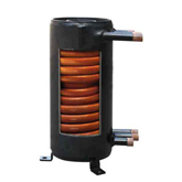 Inverter heating pump - tube and shell heat exchanger