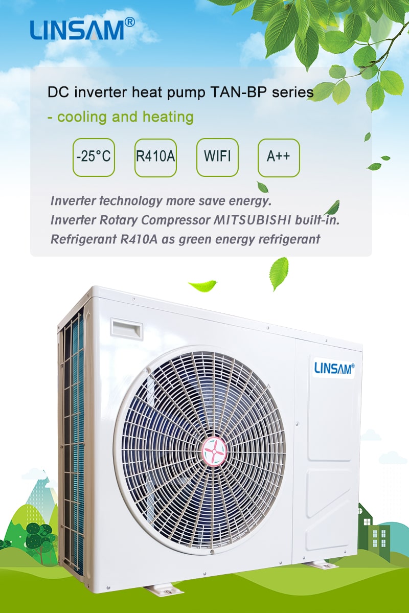 Regular maintenance for air source heat pump LINSAM