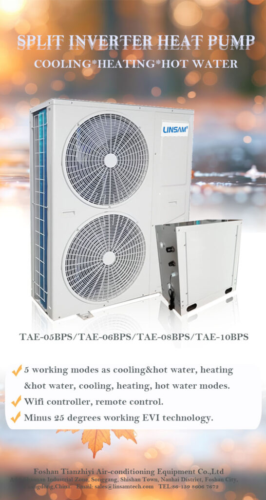 evi split inverter heat pump